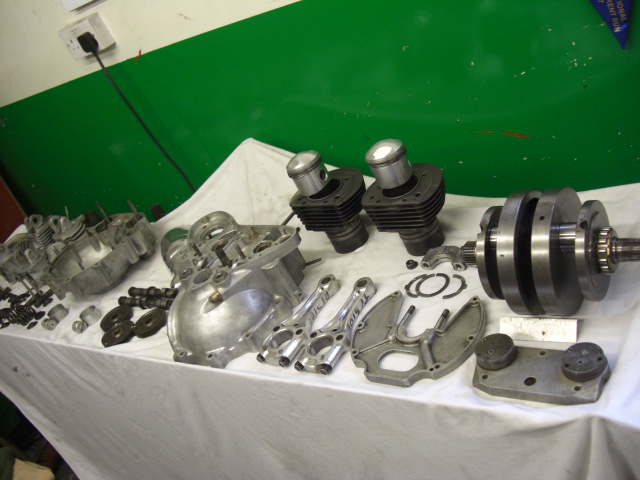 Engine laid out.JPG