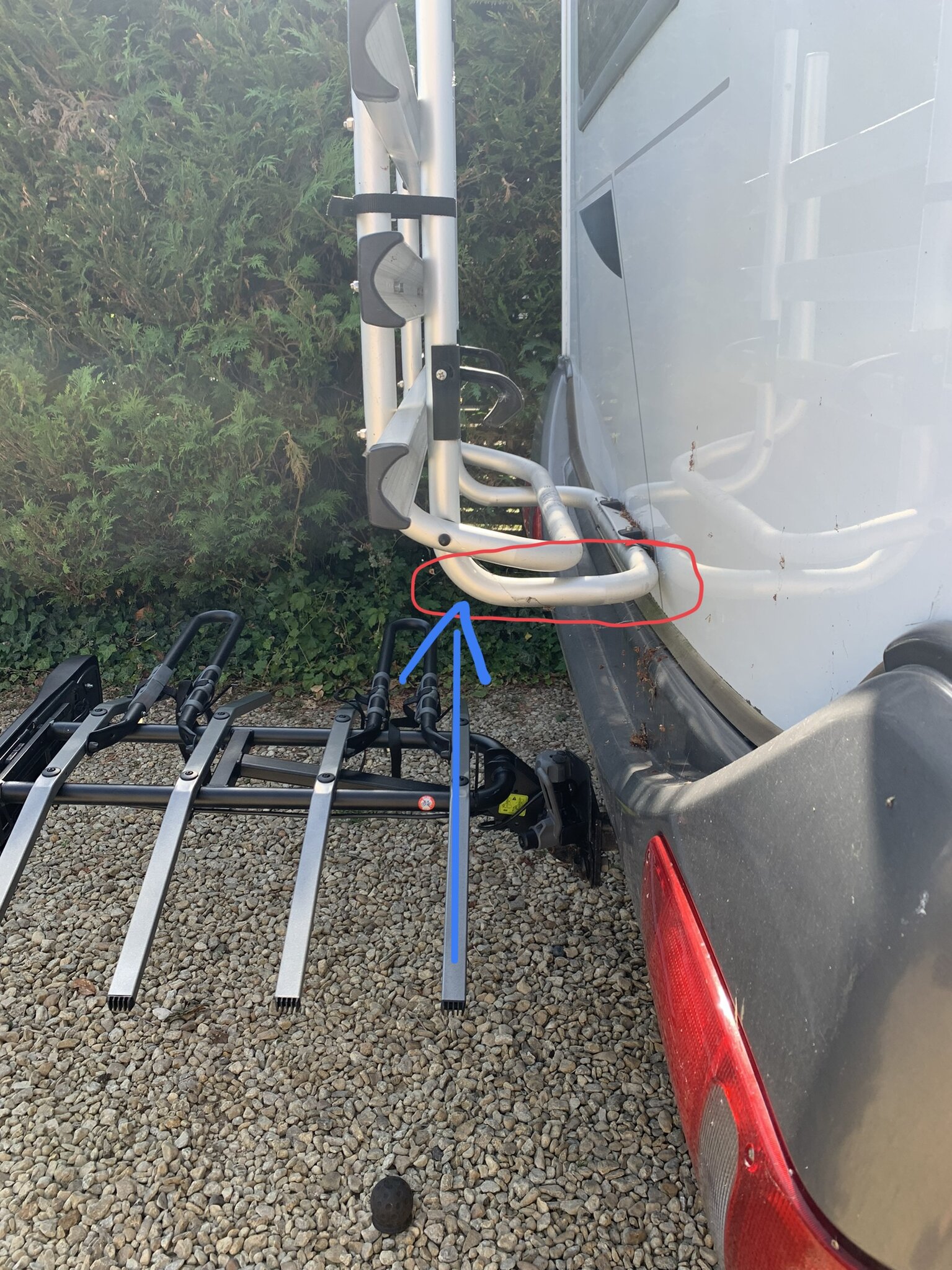 Hymer best sale bike rack