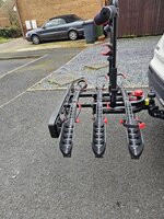 3 bike towbar rack