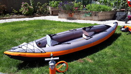 Inflatable Itwit Kayak + Pump & Paddles