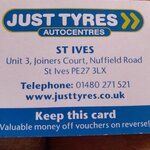 Just Tyres St Ives PE27 3LF