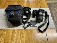 FUJI Finepix S9400W digital camera & bag, instruction manuals + extras