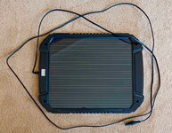 Trickle Solar Charger for Vehicle Battery