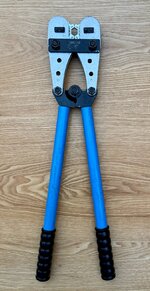 Heavy Duty Battery Cable Crimping Tool for Terminal Copper Lugs 10mm² - 120mm²