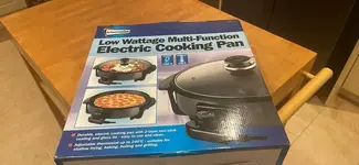 leisurewize low wartage multi-function electric cooking pan NEW & NEVER USED