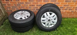 PEUGEOT BOXER 16" Silver ALLOY Wheel/Tyre Set OEM